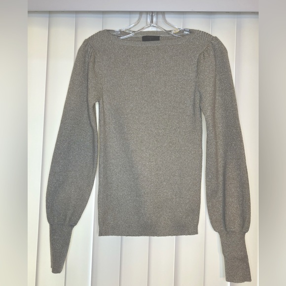 Tahari Sweaters - Beige with gold specs Knit Sweater